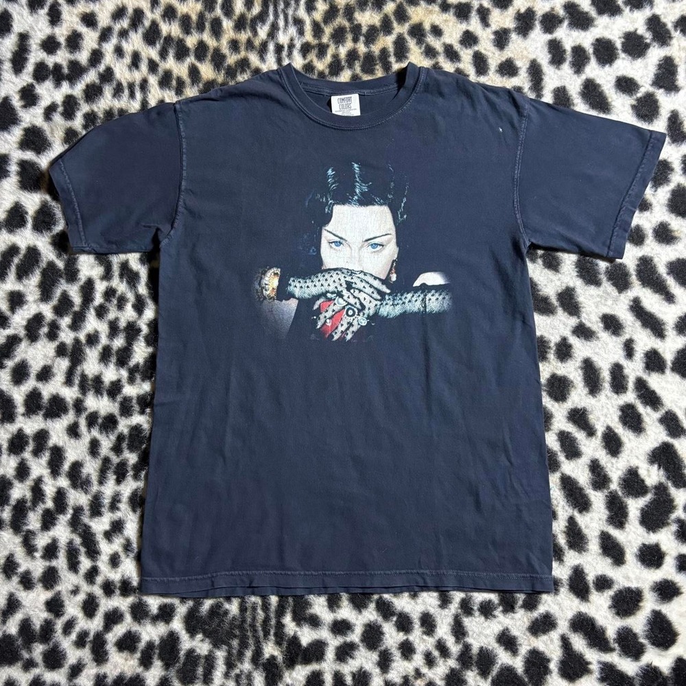 Madonna Madame X Graphic Tee Navy Comfort Colors Y2K 🖤🏹